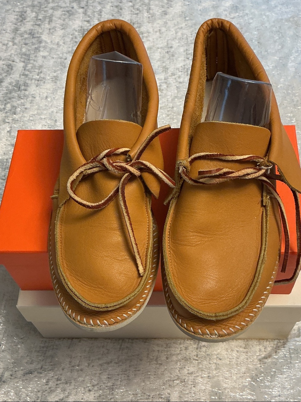 Men's/Women’s Casual Moccasin Loafers in Tan